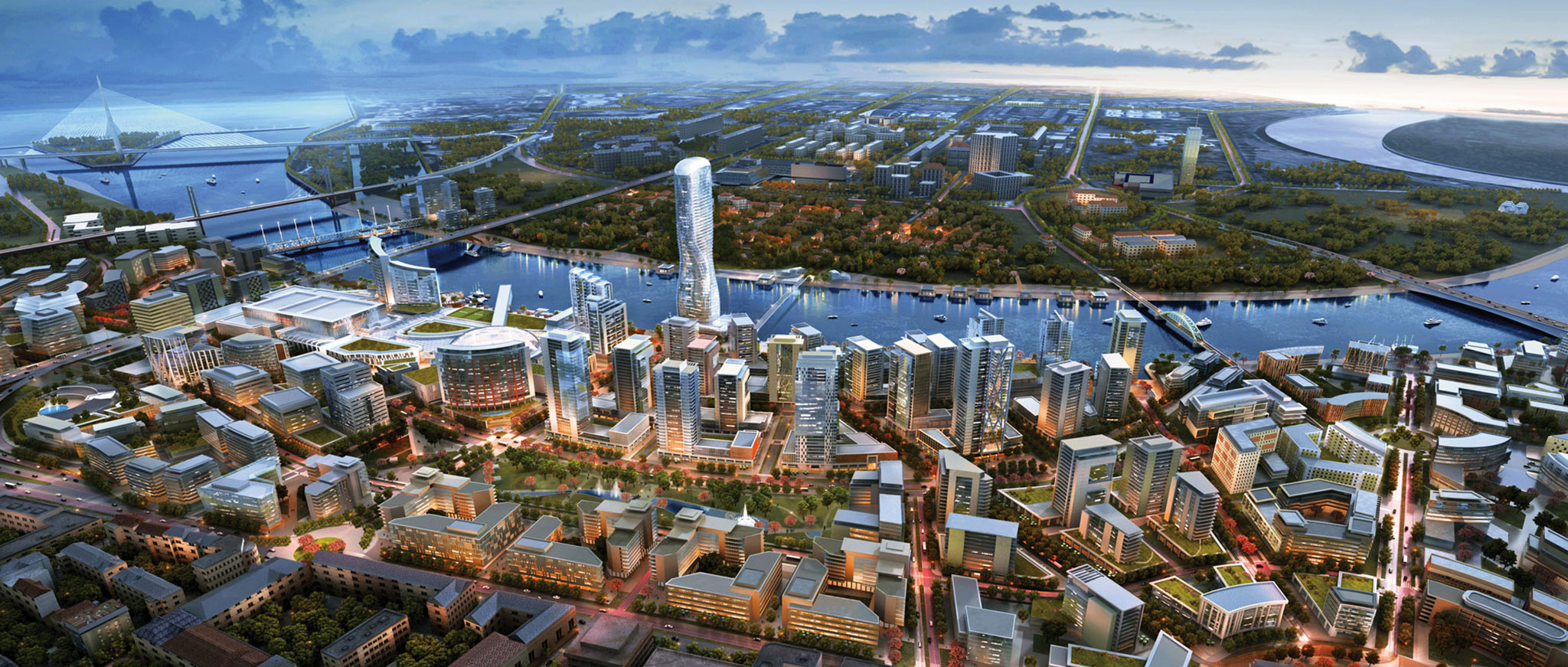 Belgrade Waterfront from air